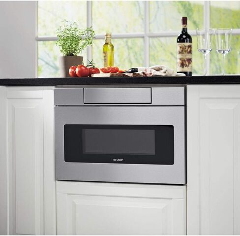 Sharp Microwave Drawer, Stainless Steel - SMD3070ASY model in Saudi Arabia