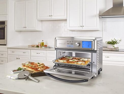 Cuisinart Air Fryer Toaster Oven, Digital Display, Digital 1800 Watt, Adjustable Temperature and Controls, Stainless Steel, TOA-65 in Saudi Arabia