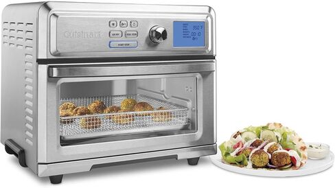 Cuisinart Air Fryer Toaster Oven, Digital Display, Digital 1800 Watt, Adjustable Temperature and Controls, Stainless Steel, TOA-65 in Saudi Arabia