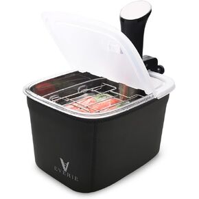 EVERIE Versatile 12-Quart Sous Vide Container with Built-in Rack and Collapsible Hinged Lid Compatible with All Sous Vide Cookers, EVC-1202-TYPP in Saudi Arabia