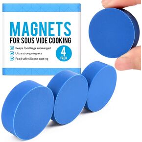 [4 pack] Sous Vide Magnets to Keep Bags Submerged and In Place - Sous Vide Accessories to Stop Floating Bags and Undercooking - Great Alternative to Sous Vide Weights, Balls, Clips, and Racks in Saudi Arabia