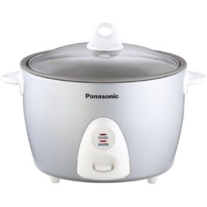 Panasonic Rice Cooker, Steamer & Multi-Cooker, 3-Cups (Cooked), 1.5-Cups (Uncooked), SR-3NAL – Silver in Saudi Arabia