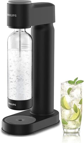 PHILIPS Sparkling Water Maker Soda Maker Soda Streaming Machine for Carbonating with 1L Carbonating Bottle, Seltzer Fizzy Water Maker, Compatible with Any Screw-in 60L CO2 Carbonator(NOT Included) in Saudi Arabia
