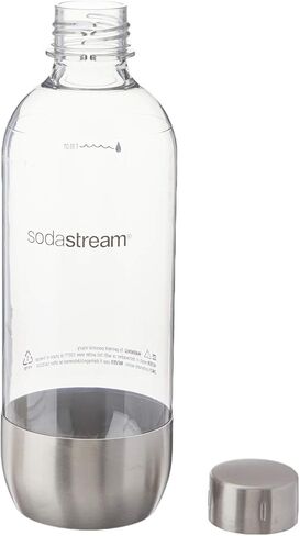 SodaStream 1L Slim Metal Carbonating Bottle, Single in Kuwait