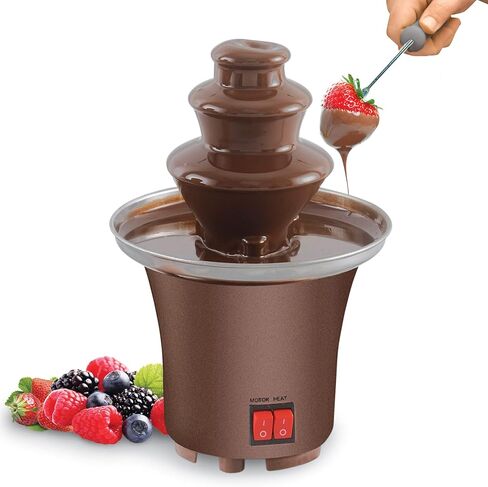 Collections Etc Cascading 3-Tier Chocolate Fondue Fountain in Saudi Arabia