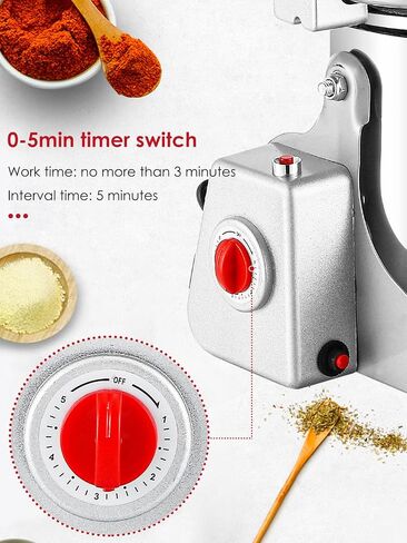 Moongiantgo Grain Mill Grinder Electric, 150g Upright, 110V | Commercial Spice Grinder 850W Stainless Steel Pulverizer Dry Grinding Machine for Wheat Corn Rice Pepper Herbs Coffee Beans in Kuwait
