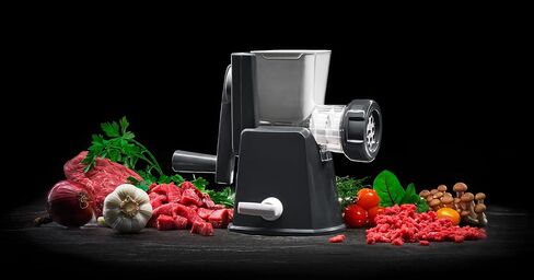 LURCH Germany Base&Soul Meat Mincer Iron (Grey/White) in Saudi Arabia