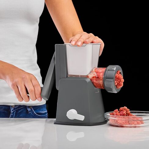 LURCH Germany Base&Soul Meat Mincer Iron (Grey/White) in Saudi Arabia