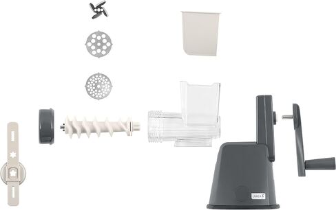 LURCH Germany Base&Soul Meat Mincer Iron (Grey/White) in Saudi Arabia