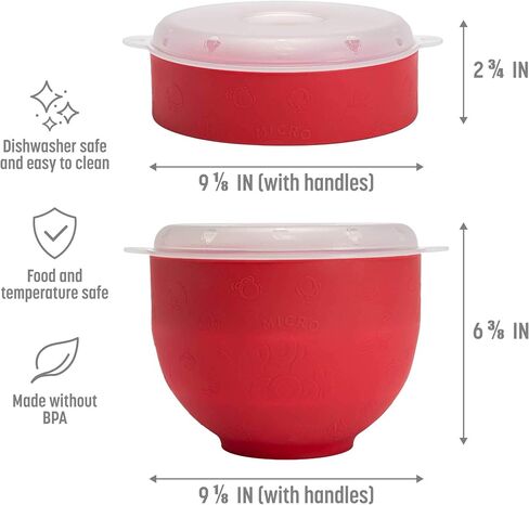 Goodful Silicone Popcorn Popper, Collapsible Hot Air Microwavable Popcorn Maker, Bowl Made without BPA, Blue in Saudi Arabia