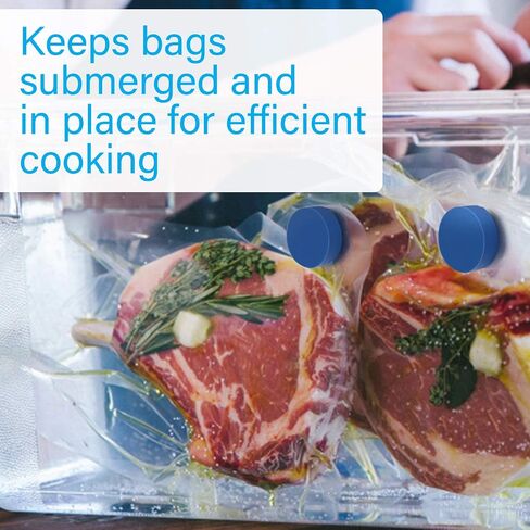 [4 pack] Sous Vide Magnets to Keep Bags Submerged and In Place - Sous Vide Accessories to Stop Floating Bags and Undercooking - Great Alternative to Sous Vide Weights, Balls, Clips, and Racks in Saudi Arabia