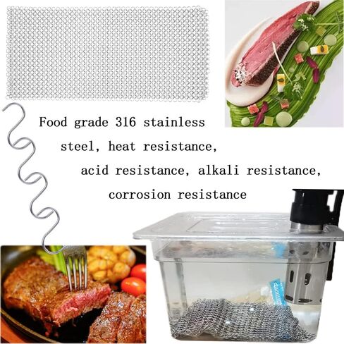 Sous Vide Bags 15pack Large Size 10.2x13.4in/ 26x34cm Food Storage Bags, Reusable Vacuum Zipper for Sous Vide Cooking, 4 Sealing Clips for Food Storage and Sous Vide Cooking. in Saudi Arabia