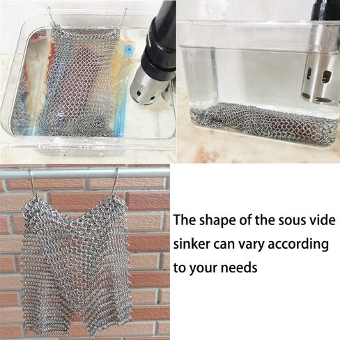 Sous Vide Bags 15pack Large Size 10.2x13.4in/ 26x34cm Food Storage Bags, Reusable Vacuum Zipper for Sous Vide Cooking, 4 Sealing Clips for Food Storage and Sous Vide Cooking. in Saudi Arabia
