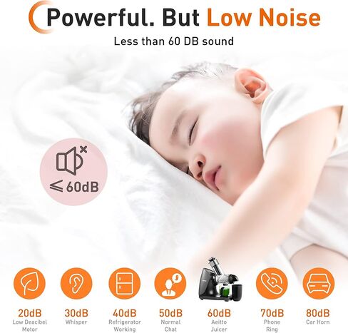 JOYOUNG Juicer Machines Ceramic Auger Juicer Masticating Juicer Higher Juice Yield, Slow Press Juicer 3 inches Large Feed Chute juicer masticating Easy to Clean in Kuwait