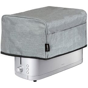 Crutello 4 Slice Toaster Cover with Storage Pockets, Toaster Cover 4 Slice Long Slot - Small Appliance Dust Covers, Toaster Cover in Saudi Arabia