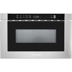 24 in. Haven Coll 1.2 cu. ft. Built-in Microwave Drawer, Stainless Steel | Cosmo COS-12MWDSS-NH Touch Controls, 11 Power Levels, 1000W, Child Lock Function, Defrost Functions, Automatic Presets in Saudi Arabia
