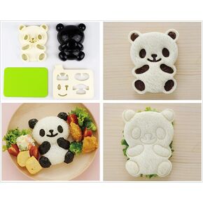 Excelity Cute Panda Bear Diy Sandwich & Rice Cutter ، قالب لصنع الخبز توست in Kuwait