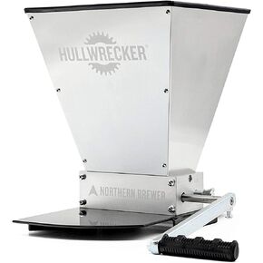 Northern Brewer - مطحنة حبوب Hullwrecker ذات 2 أسطوانة مع قاعدة معدنية ومقبض in Kuwait