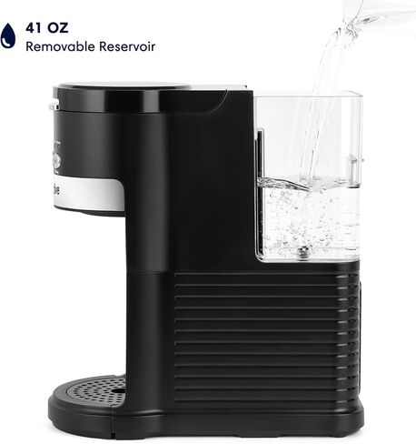 ماكينة صنع القهوة سينكريتيف ذات الخدمة الواحدة، ماكينة صنع القهوة 2 في 1 لكوب واحد أو القهوة المطحونة، ماكينة قهوة مدمجة مع زر مشروب قوي، أحجام مشروبات 6 إلى 14 أونصة، هدايا للأم والأب والنساء والرجال in Kuwait