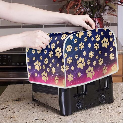 American Flag Sunflowers Pattern 2-Slice Toaster Covers Dust Protection Washable Bread Maker Covers Universal Fit Most Standard in Saudi Arabia