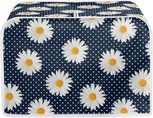 American Flag Sunflowers Pattern 2-Slice Toaster Covers Dust Protection Washable Bread Maker Covers Universal Fit Most Standard in Saudi Arabia