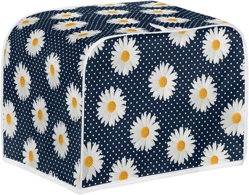 American Flag Sunflowers Pattern 2-Slice Toaster Covers Dust Protection Washable Bread Maker Covers Universal Fit Most Standard in Saudi Arabia