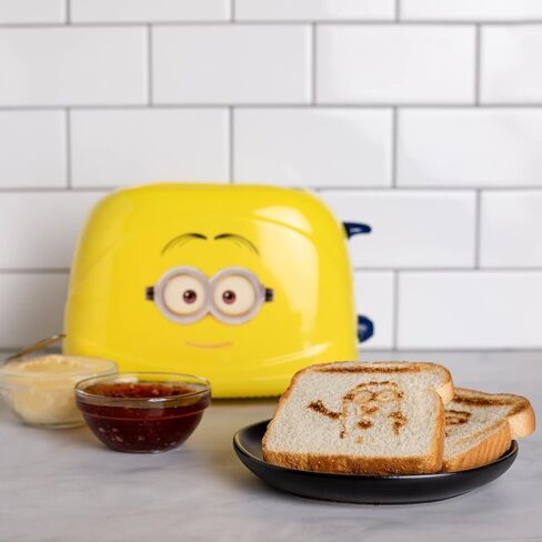 Uncanny Brands Minions Dave 2-Slice Toaster- Toast Iconic Minion on Your Toast in Kuwait