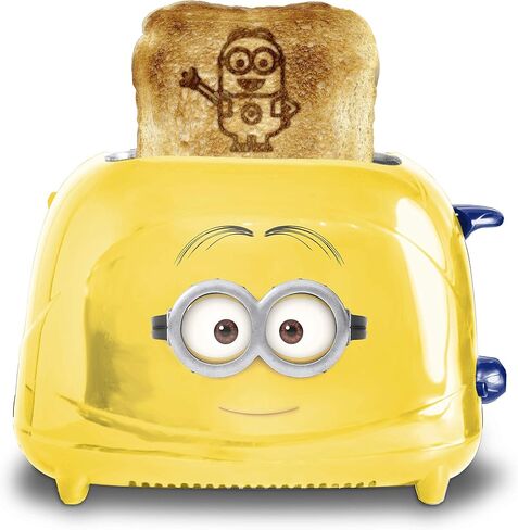 Uncanny Brands Minions Dave 2-Slice Toaster- Toast Iconic Minion on Your Toast in Kuwait