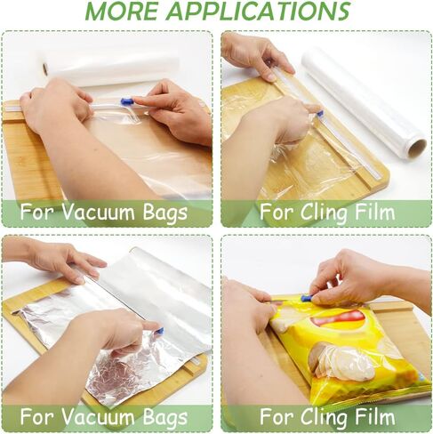 مفرغة ختم مفرغة مفرغة لحفظ الطعام / نوتري شيف - مع سطح السطح للعرض 11 بوصة بحد أقصى. لفة ختم الفراغ، طول مخصص لإعداد الوجبات / Sous Vide in Kuwait