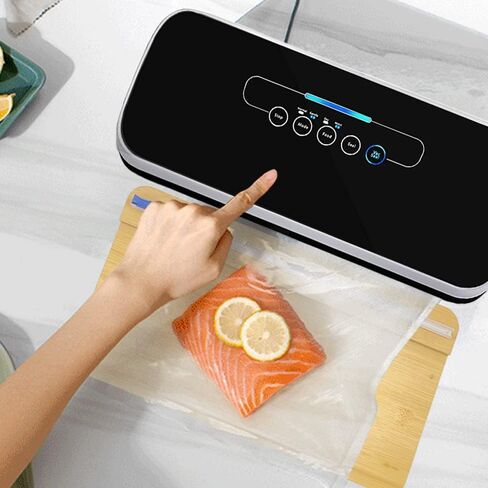 مفرغة ختم مفرغة مفرغة لحفظ الطعام / نوتري شيف - مع سطح السطح للعرض 11 بوصة بحد أقصى. لفة ختم الفراغ، طول مخصص لإعداد الوجبات / Sous Vide in Kuwait