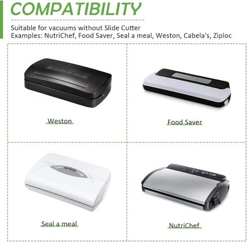 مفرغة ختم مفرغة مفرغة لحفظ الطعام / نوتري شيف - مع سطح السطح للعرض 11 بوصة بحد أقصى. لفة ختم الفراغ، طول مخصص لإعداد الوجبات / Sous Vide in Kuwait