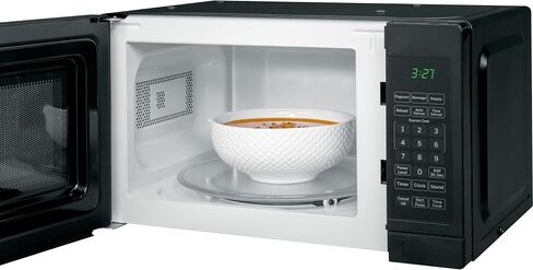 GE JEM3072DHBB Microwave Oven Includes Optional Hanging Kit, Kitchen Essentials for The Countertop, 0.7 Cubic Feet Capacity, Black in Saudi Arabia