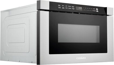 24 in. Haven Coll 1.2 cu. ft. Built-in Microwave Drawer, Stainless Steel | Cosmo COS-12MWDSS-NH Touch Controls, 11 Power Levels, 1000W, Child Lock Function, Defrost Functions, Automatic Presets in Kuwait