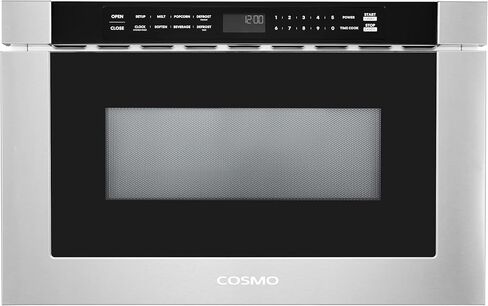 24 in. Haven Coll 1.2 cu. ft. Built-in Microwave Drawer, Stainless Steel | Cosmo COS-12MWDSS-NH Touch Controls, 11 Power Levels, 1000W, Child Lock Function, Defrost Functions, Automatic Presets in Kuwait