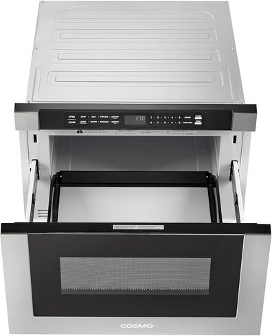 24 in. Haven Coll 1.2 cu. ft. Built-in Microwave Drawer, Stainless Steel | Cosmo COS-12MWDSS-NH Touch Controls, 11 Power Levels, 1000W, Child Lock Function, Defrost Functions, Automatic Presets in Kuwait