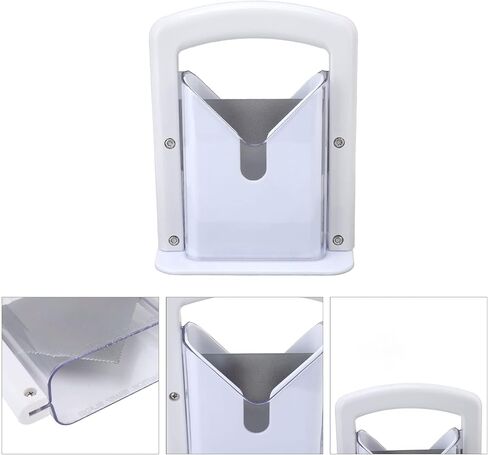 Bagel Slicers Guillotine Bagel Cutter with Safety Shields, Non Stick Blade and Easy Grip Handle - Bread Slicer for Homemade and Commercial Buns, Muffins and Rolls in Saudi Arabia