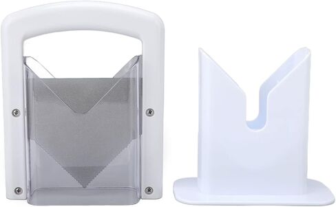Bagel Slicers Guillotine Bagel Cutter with Safety Shields, Non Stick Blade and Easy Grip Handle - Bread Slicer for Homemade and Commercial Buns, Muffins and Rolls in Saudi Arabia