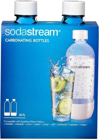 SodaStream 1L Bottle + 0.5L Twin Pack - Mother's Day Limited Edition, Pink in Kuwait