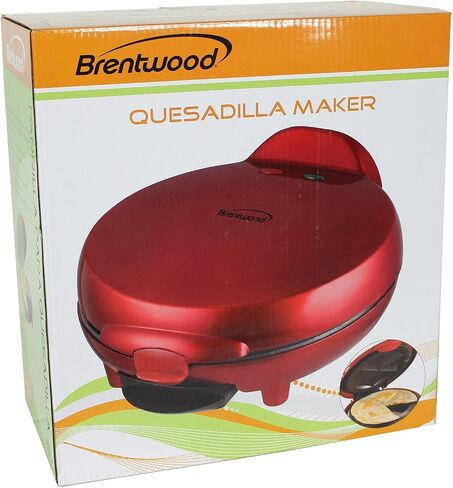 Brentwood - TS-120 Brentwood Quesadilla Maker, 8-inch, Red in Saudi Arabia