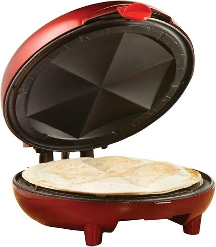 Brentwood - TS-120 Brentwood Quesadilla Maker, 8-inch, Red in Saudi Arabia