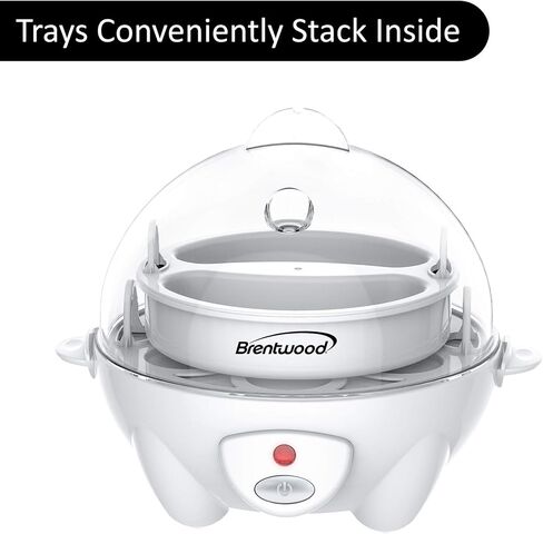 Brentwood TS-1045BK Appliances Electric Egg Cooker with Auto Shutoff (Black), One Size in Kuwait