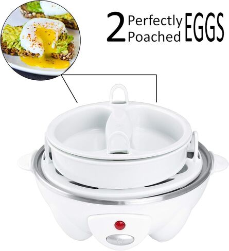 Brentwood TS-1045BK Appliances Electric Egg Cooker with Auto Shutoff (Black), One Size in Kuwait