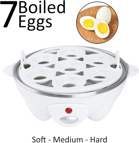 Brentwood TS-1045BK Appliances Electric Egg Cooker with Auto Shutoff (Black), One Size in Kuwait
