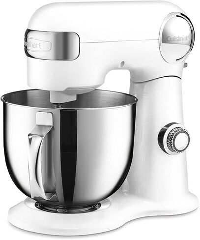 Cuisinart SM-50BC 5.5-Quart Stand Mixer Brushed Chrome Silver Lining Bundle with 1 YR CPS Enhanced Protection Pack in Saudi Arabia