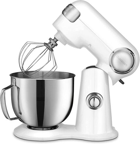 Cuisinart SM-50BC 5.5-Quart Stand Mixer Brushed Chrome Silver Lining Bundle with 1 YR CPS Enhanced Protection Pack in Saudi Arabia