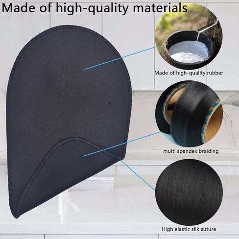 حصيرة انزلاقية للخلاط، منزلق جهاز كونترتوب. مناسبة لبساط متحرك لجهاز خلاط كيتشن ايد 4.5-5 أوت، بساط منزلق لخلاط الحامل. سلايدرز الأجهزة لأجهزة المطبخ. (أسود) in Kuwait