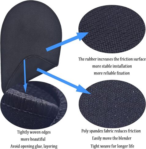 حصيرة انزلاقية للخلاط، منزلق جهاز كونترتوب. مناسبة لبساط متحرك لجهاز خلاط كيتشن ايد 4.5-5 أوت، بساط منزلق لخلاط الحامل. سلايدرز الأجهزة لأجهزة المطبخ. (أسود) in Kuwait