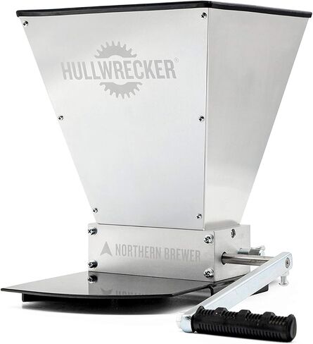 Northern Brewer - مطحنة حبوب Hullwrecker ذات 2 أسطوانة مع قاعدة معدنية ومقبض in Kuwait