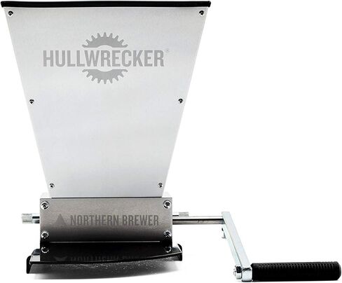 Northern Brewer - مطحنة حبوب Hullwrecker ذات 2 أسطوانة مع قاعدة معدنية ومقبض in Kuwait