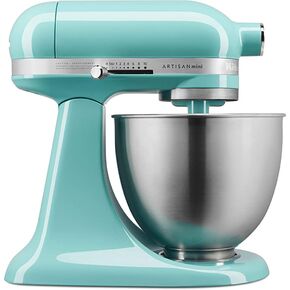 KitchenAid KSM3311XAQ Artisan Mini Series Tilt-Head Stand Mixer, 3.5 quart, Aqua Sky Blue in Kuwait